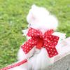 Dog Cat Bow Chest Harness Leash Comfortable Puppy Small Dogs Harnesses Vest for Party Shopping