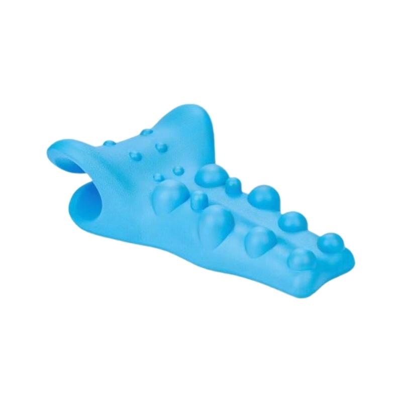 

Ergonomic Lumbar Support Cushion Neck Waist Massage for Neck Shoulder Back Muscle Relaxation синій