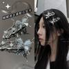 Liquid Indifferent Cat's Eye Butterfly Metal Hair Clip for Women - Exquisite Side Duckbill Hairpin Accessory