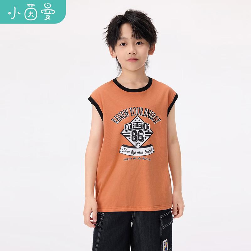 Boys  Pure Cotton American Sport Print Tank Top 140