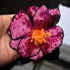 Colorful Sequins Flower Applique Handmade Beads Repair Hole Applique  Clothing Decoration