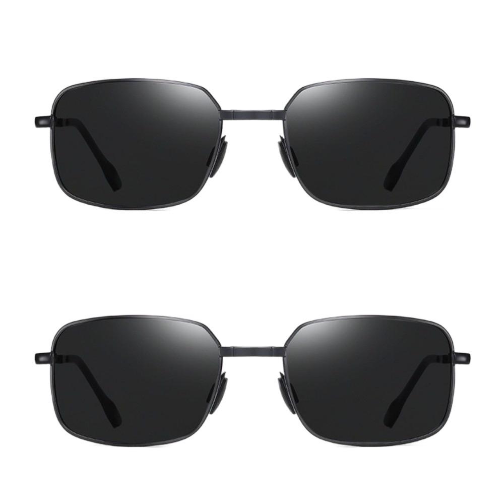 2PCS Pochromic Sunglasses Eyewear 2 In 1 for Women Men Pochromic Eyeglasses Night Vision Goggles