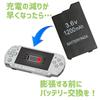 Allone Charging Pack X 1 X PSE Overcharge Retro PSP2000/3000 (2-Pack) 3.5 5.8 Cm, Certified, Prevention, Game, GRG-P2TBTRY2S