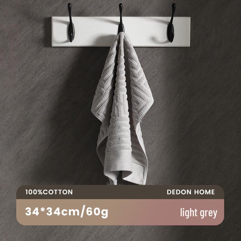 

Пятизвездочное мягкое впитывающее хлопковое полотенце для лица - гостиничного качества, не линяет. 34x34 cm