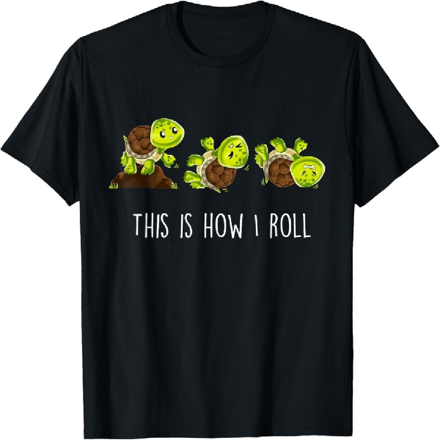 This Is How I Roll Turtle T-Shirt S
