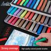 Xinbowen Colored Powder Pencil Set: 12/24/48 Colors for Student Art & Children's Doodles.