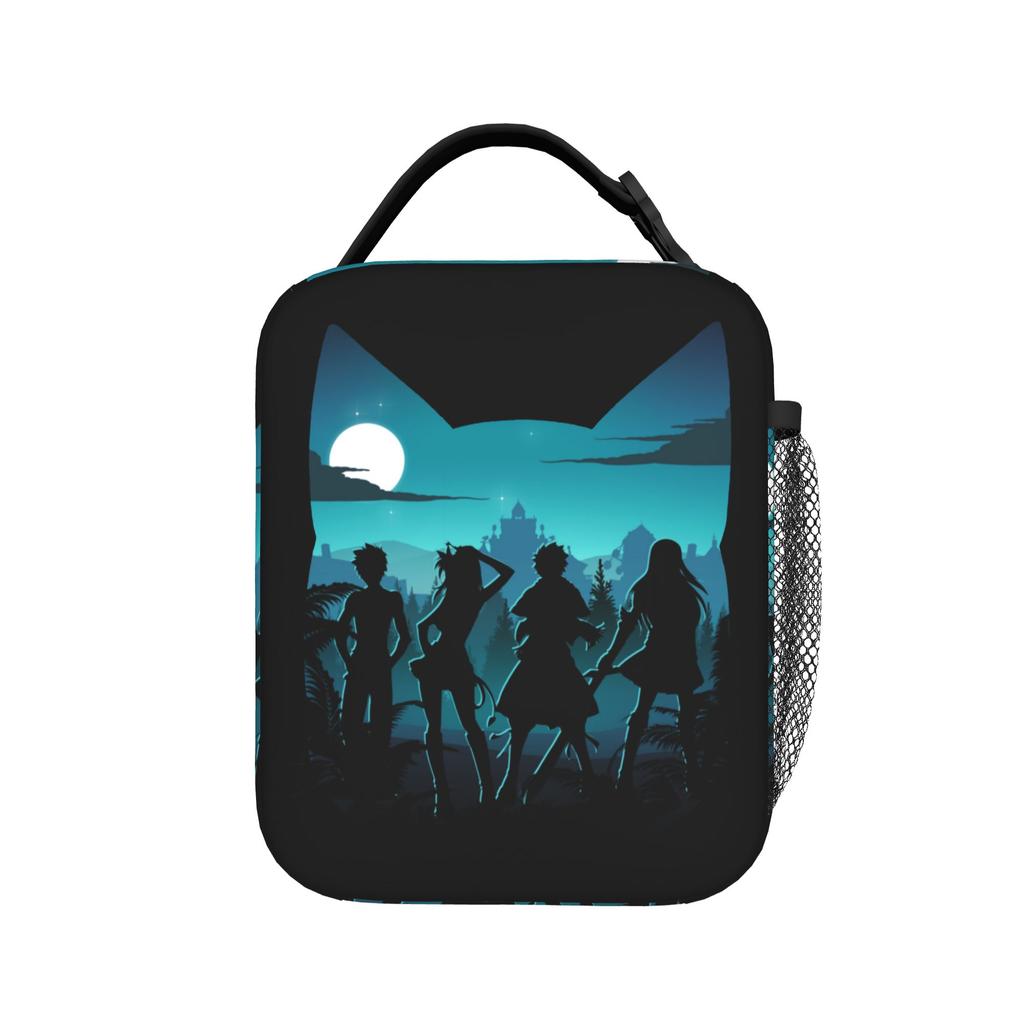 Fairys Tails Insulated Lunch Bags Large Anime Lunch Container Thermal Bag Lunch Box Tote Travel Food Storage Bags