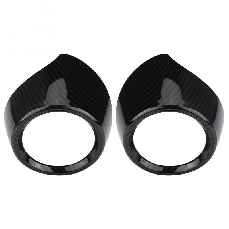 2pcs Car Interior Front Row Side Air Conditioner Outlet Trim Cover Frame for Alfa Romeo Giulia 2016 2017 2018 Car