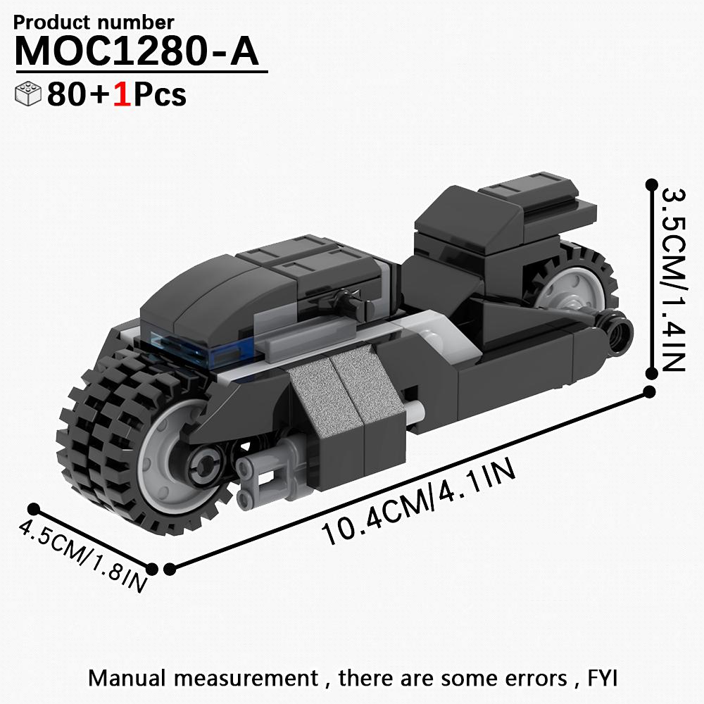 MOOXI MOC Bat Heroes Motorcycle Bricks Car Vehicle Figures Stand Compatible Building Blocks Toys For Children Adult Friends Gift