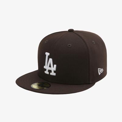 New Era Mlb La Dodgers Fitted Cap Burnt Wood