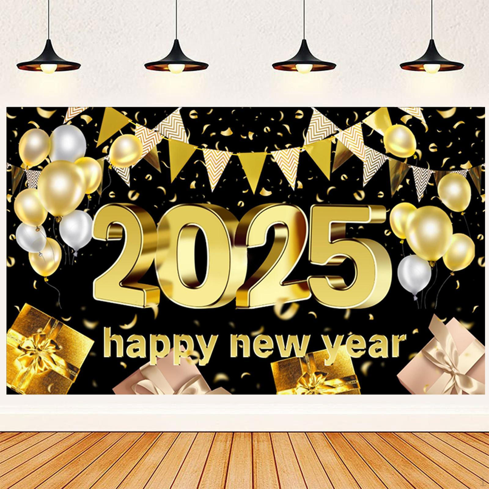 

Годовой фон подвесной баннер полиэстер праздничное украшение украшение для вечеринки Style D