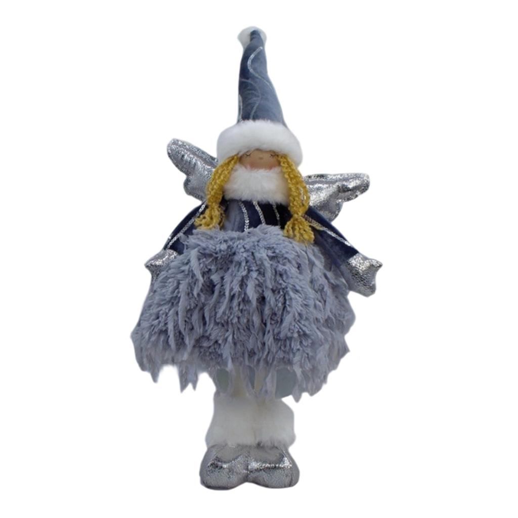 Christmas Little Angel Girl Doll Cartoon Princess High Hat Doll Window Display Long Leg Christmas Doll