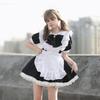 Cute Lolita Bunny Cosplay Black and White Maid Maid Outfit Lolita Dress