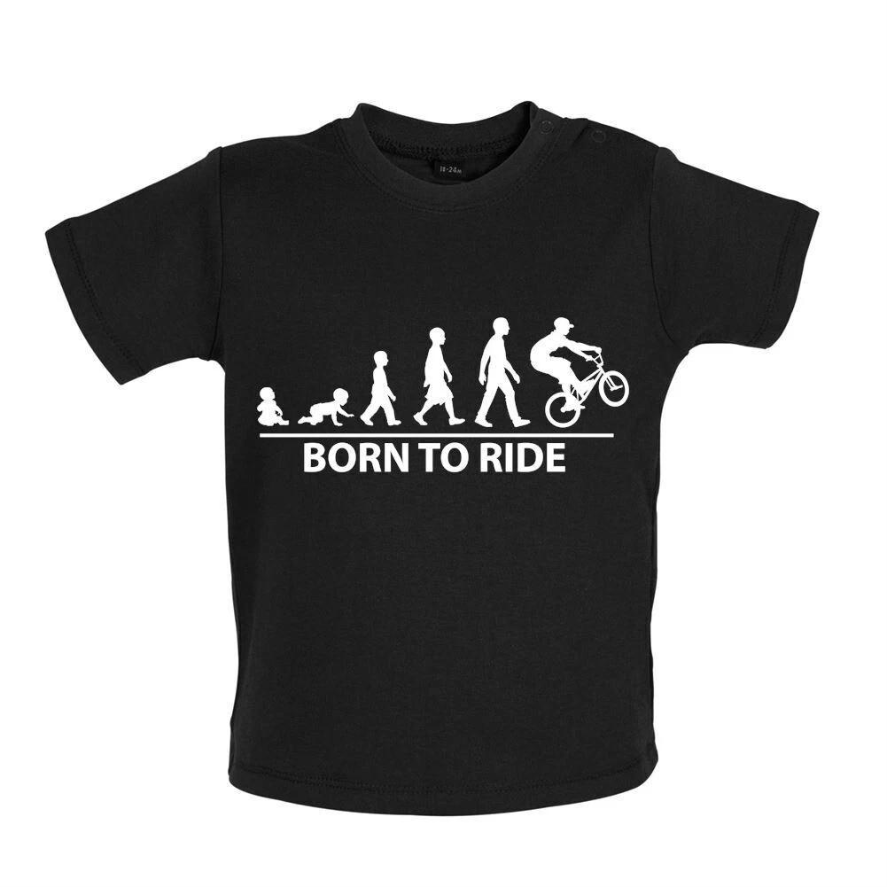 

Born To Ride - Kids Baby Kids Boys Girls Unisex T-Shirt / Bodysuit - BMX Cycling Bike Biker Fan 100