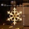Led Christmas Window Lights Battery Powered Star Tree Light Tabl Warm White For Suction Cup Santa Claus Reindeer Gift Snowman