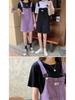 Women's Korean-Style Loose Denim Overalls - Slimming, Casual Wide-Leg Shorts 2025 Summer Collection