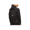 On Solid Color Logo Hooded Lg Sleeve Jacket Women jackets Black 1WE10410553