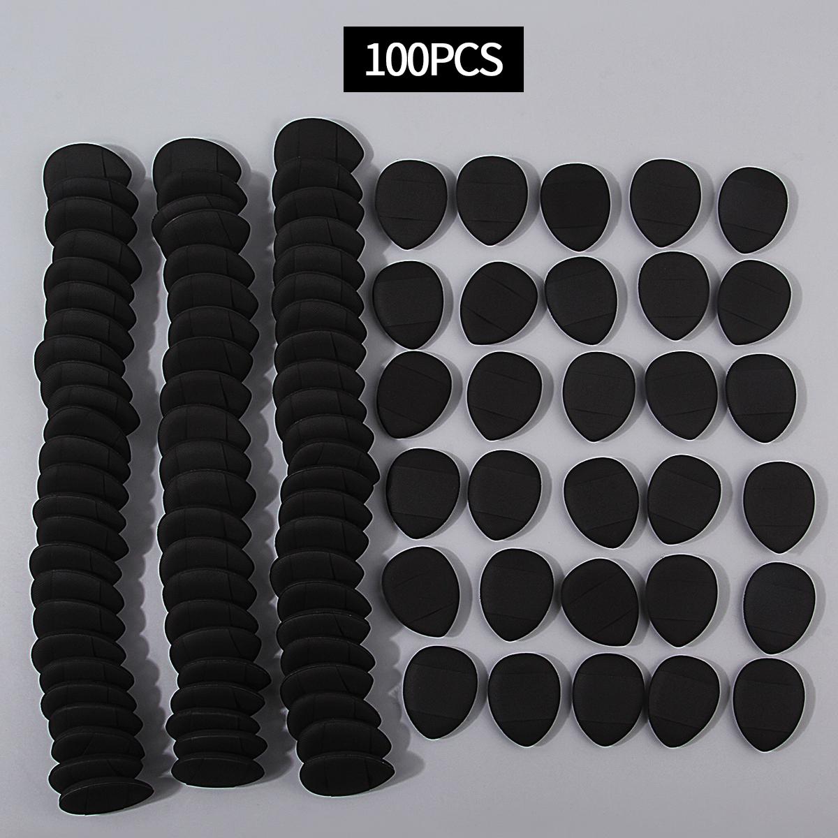 

100pcs Multifunctional Thumb Powder Puff Non-latex Makeup Sponge Liquid Foundation Concealer Powder Puff Finger Powder Puff чёрный