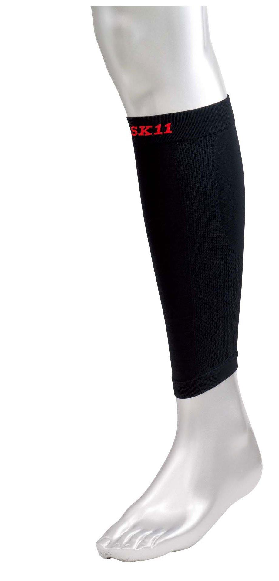 SK11 Compression Support for Size S Calves, Moisture-Wicking, Quick-Drying, Black, (KS-HAGI-S-BK) чёрный