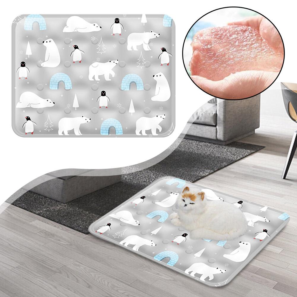 Summer Pet Ice Mats Waterable Pet Cooling Pad For Small Big Dogs Pet Accessories Tear Resistant Pet Cooling Tool