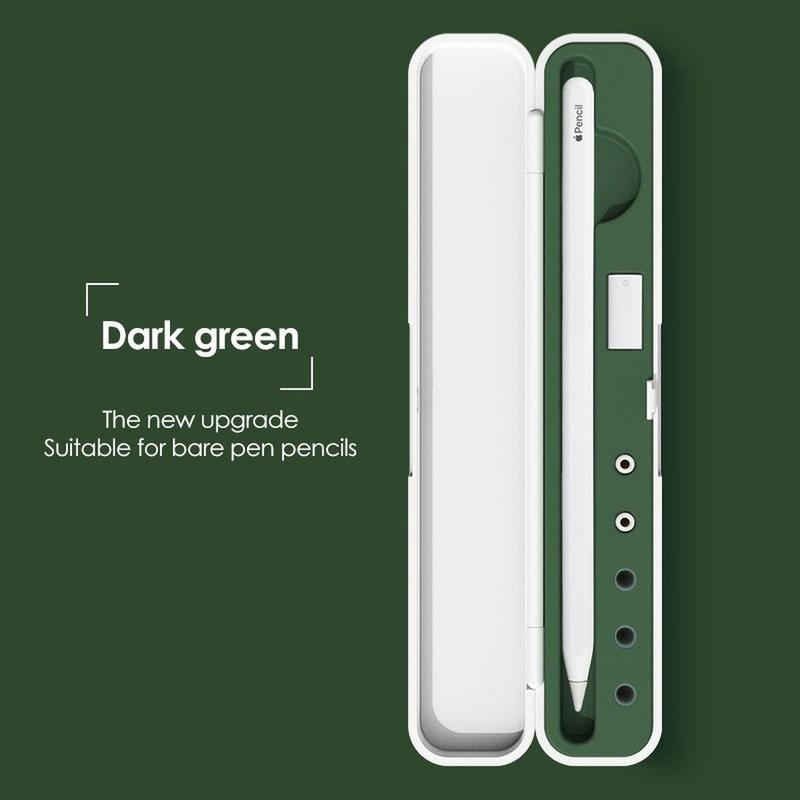 Portable for Apple Pencil 2 1 Case Storage Box Pouch Pen Holder Stylus Cover for Apple IPad Pencil 1st 2nd Gen Plastic Cases