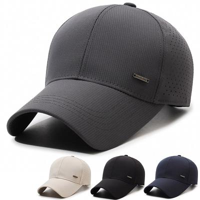 Hot - Selling Black Sports - Style Baseball Cap with Brand Badge: A Blend of Fashion and Function!