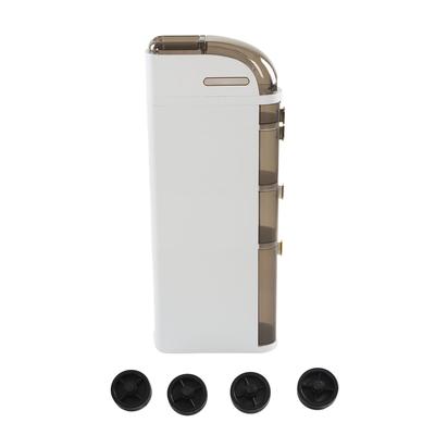 Meuble de Rangement de Sol de Salle de Bain Meuble de Rangement Slim avec Tiroirs et Roulettes pour Cuisine Maison Petit