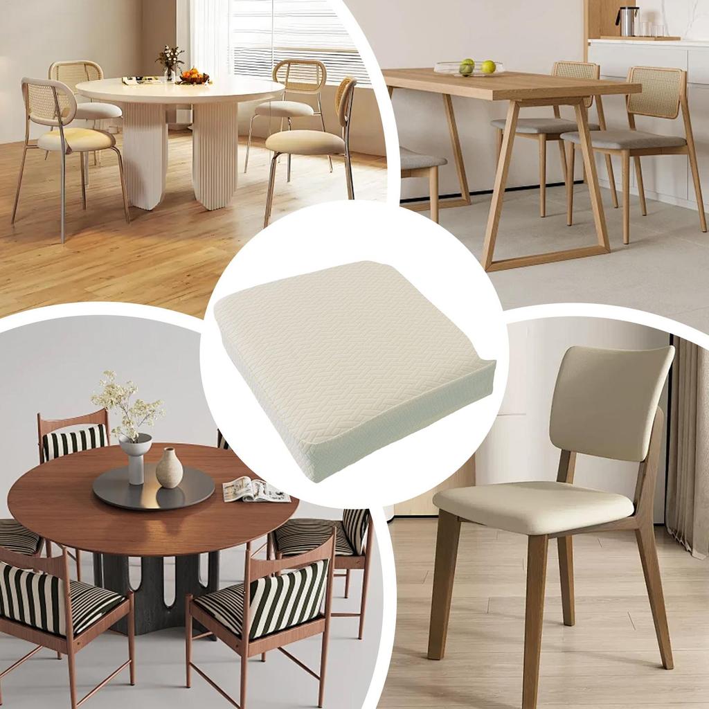 Dining Room Chair Covers Stretch Dining Table Chairs Seat Covers Washable Furniture Protector For Office Farmhouse Bedroom RV