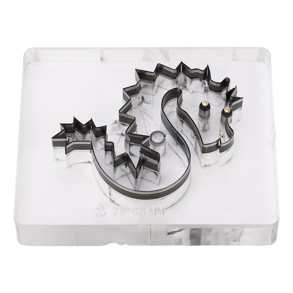 Schneiden Stanzen Sterben Drachen Muster Schnelle Saubere Arbeit Legierung Stahl Leder Stanzen Form Cut Form