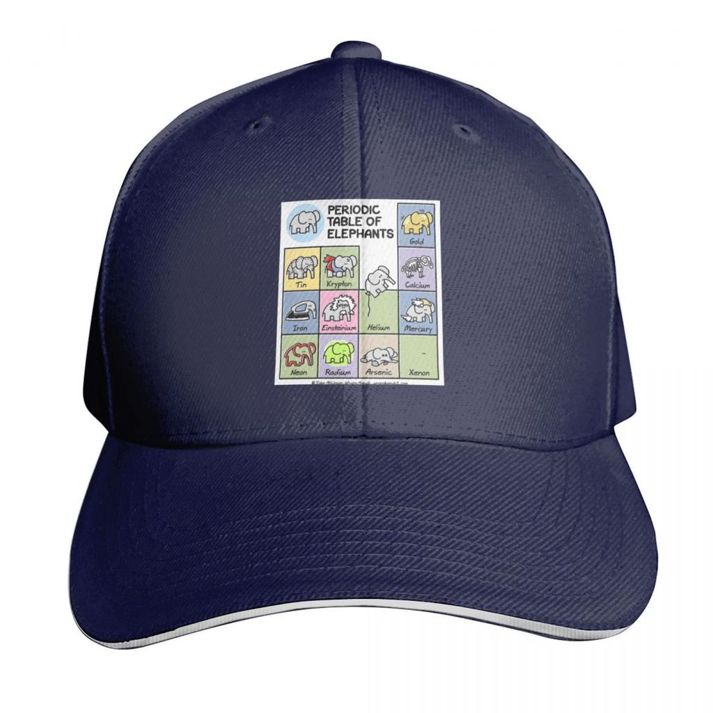 Periodic Table of Elephants Baseball Cap fishing caps Unisex tactical cap funny hat Golf Women Unisexs