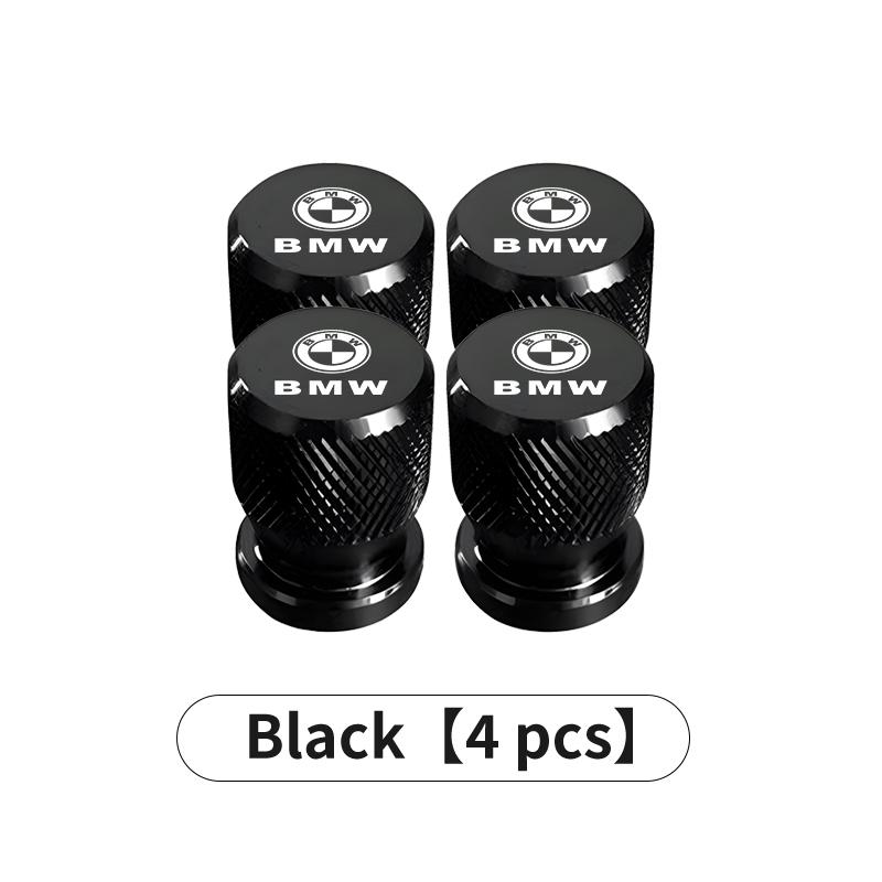For BMW Car Tire Valve Checkered Metal Narrow Mouthpiece Style Cap Accessory X2 X3 X4 X5 X6 X7 G20 G30 6GT E46 E90 E60 F10 E39