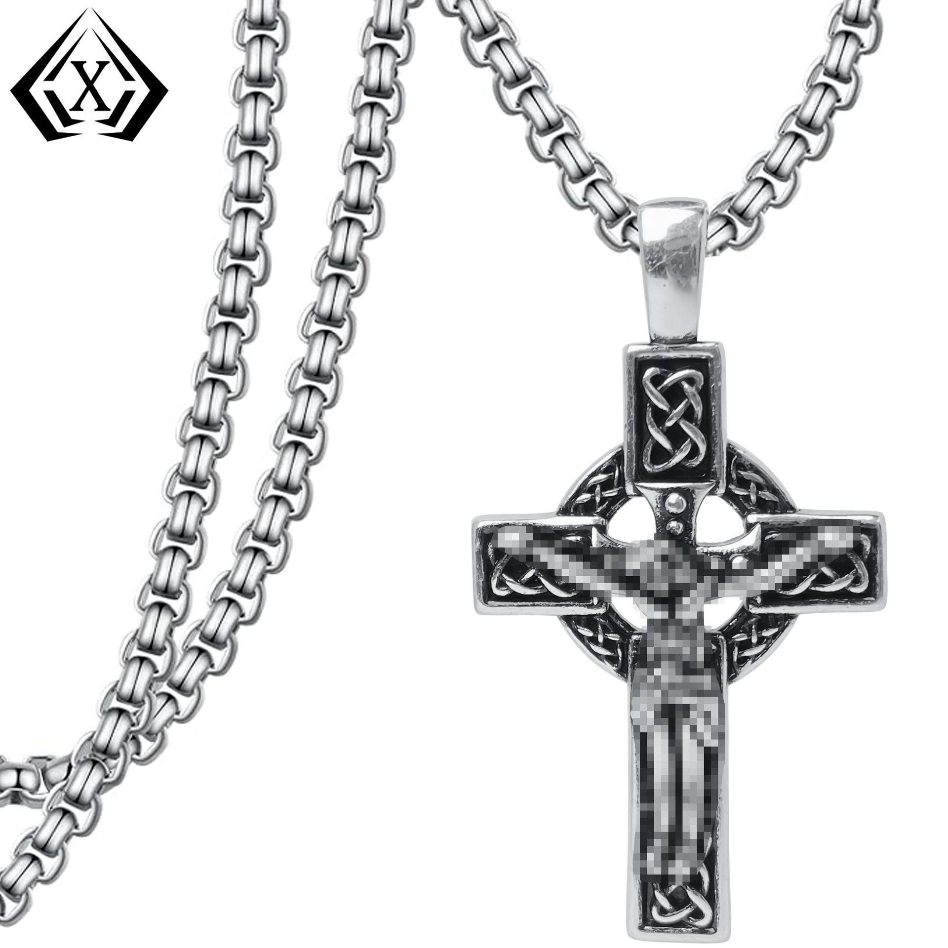 Xiwier Viking Totem Pendant: Dark Style High-End Copper Necklace