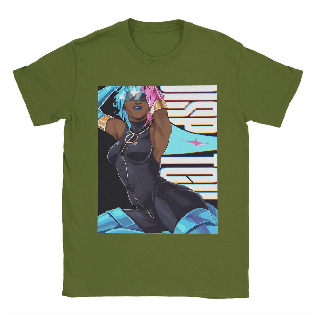 Funny Dispatch Game T-Shirt for Men Crewneck Cotton T Shirts  Short Sleeve Tees Graphic Printed Clothing