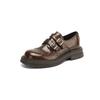 New Women's One-pedal Single Shoes Casual Black Large Size Shoes Low Heel Thick Sole Non-slip Women's Shoes Wear Women's Single Shoes In All Seasons