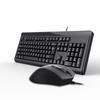 A4TECH Wired Keyboard and Mouse Combo
