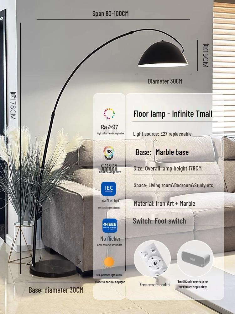 Nordic High-End Art Floor Lamp for Living Room or Bedroom