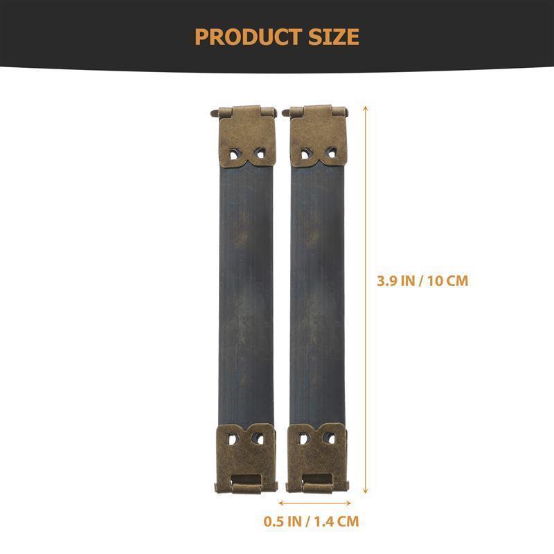 10PCS 10cm Metal Internal Flex Frames DIY Spring Clips Handbag Hinges Accessories for Coin Purse Clasp Bag Handbag - Dark Green