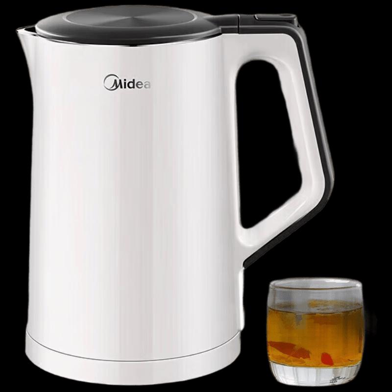 Midea 1.5L Double-Layer Anti-Scald Electric Kettle CN plug (adapter included)