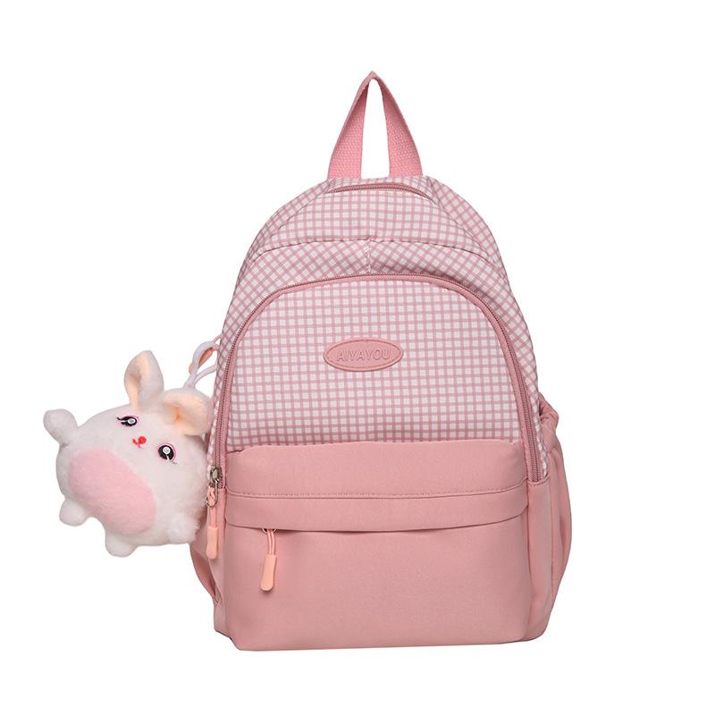 Japanese ins style soft girl cute girl backpack new Korean version small fresh middle school student travel small backpack