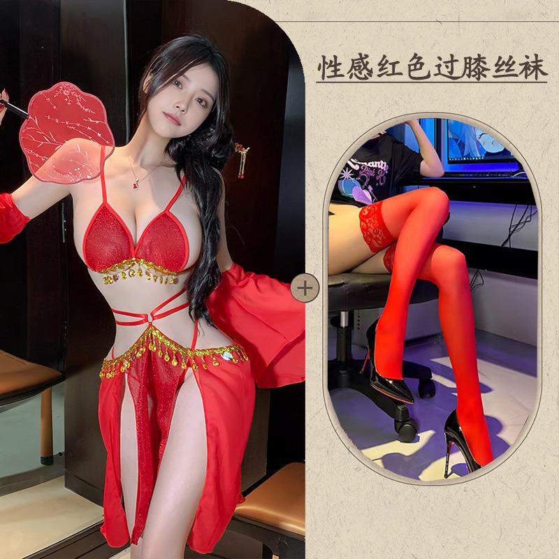 Sex underwear Exotic court Dunhuang retro sexy new fairy air fluttering princess nightdress Pure desire