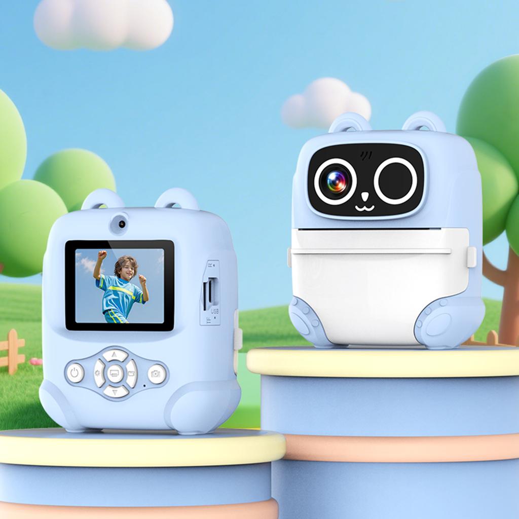Easy to Operate Childrens Instantly Print Camera Video Featuring Simple Controls and Film Option for Creative Expression