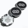 4pcs 58mm 53mm Car Wheel Center Caps With Enkei Logo Emblem Badge Wheel Hubcaps Rim Center Dust Cover Replace Hub Accessories
