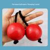 1 Pair Sand Egg Asalato African Shakers Fingertip Abs Sand Ball Kashaka Instrument for Adults Beginners