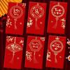 6Pcs Vietnamese 2027 Goat Year Chinese Spring Festival Red Envelopes New Year Money Pockets Wedding Gifts Hongbao