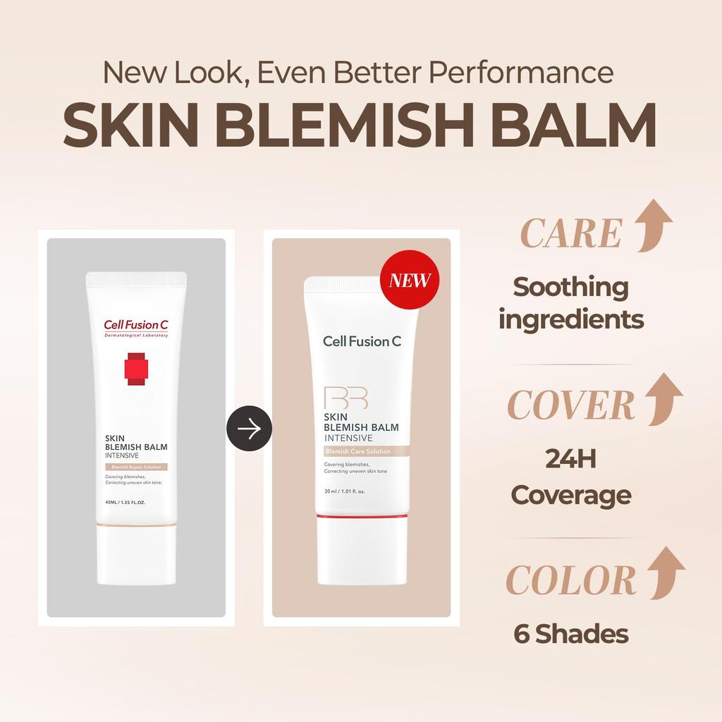 Cell Fusion C BB Cream (Nein. 19 Licht) Hautmakel-Balsam Intensiv 30ml [24-Stunden-Abdeckung, Hautpflege-BB-Creme, beruhigend, feuchtigkeitsspendend, Hautbarriere
