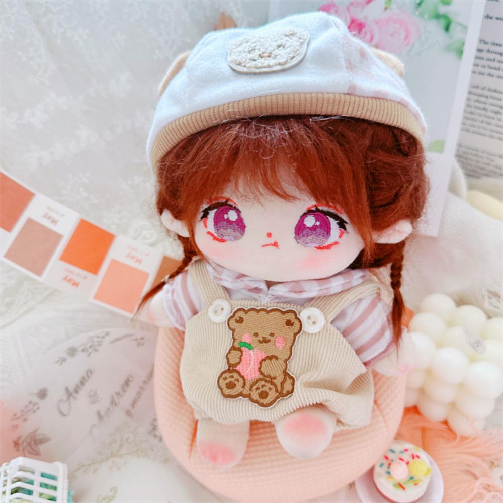 Dress Up Cotton Doll Suit Strap Pants Plush Dolls Clothes Cotton Doll Clothes Set  Children's Gift
