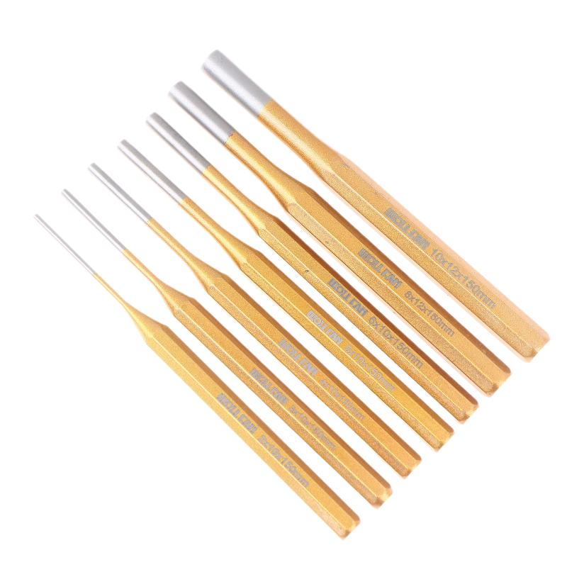 2-10Mm Brass Punch Roll Pin Punch Tool Remover 150Mm For Heavy Duty Chisel Cone Punch For Machinery Hand Tools