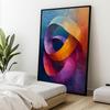 Dynamiczne Pierścienie Dynamiczne Pierścienie, 70X100 Cm, Bez Ramy, Płótno Premium Na Blejtramie