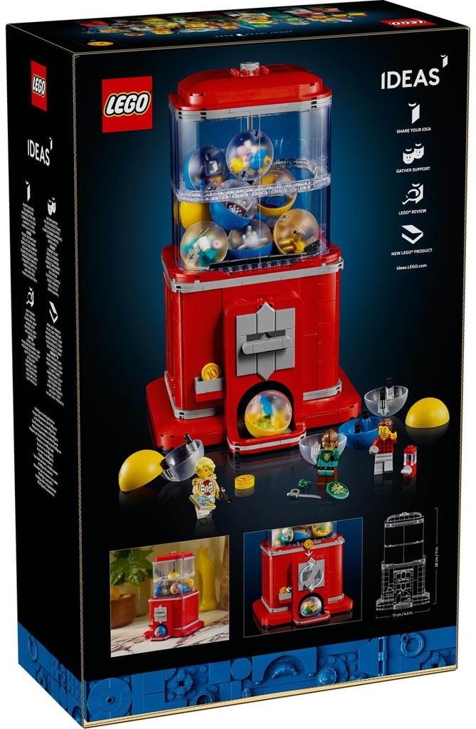 LEGO конструктор Ideas – Автомат с жевательными шариками (21358)