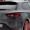 Uniwersalny Spoiler Tylny do Renault Clio, Seat Leon, Ibiza | Aerodynamiczny Zestaw Nadwozia | Czarny Błyszczący Plastik ABS